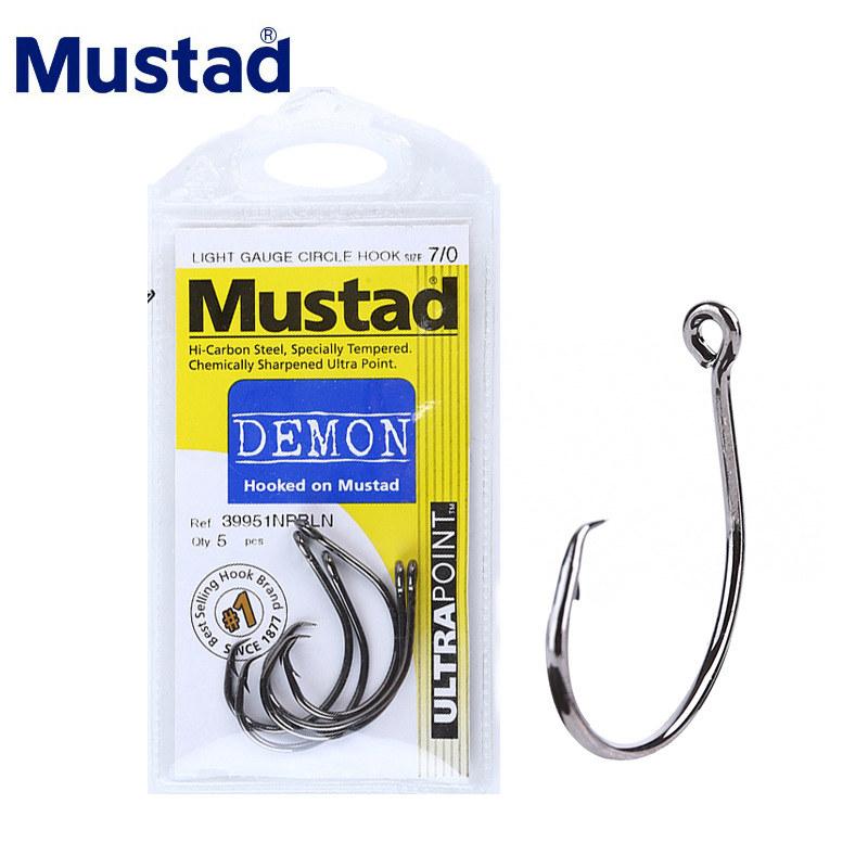 Fishing Hook Offset - ムスタッド 39951 # 釣りフックサークル高炭素鋼アンゾール釣りフックシャープ強力な防錆海鯉アンズエロスペスカ