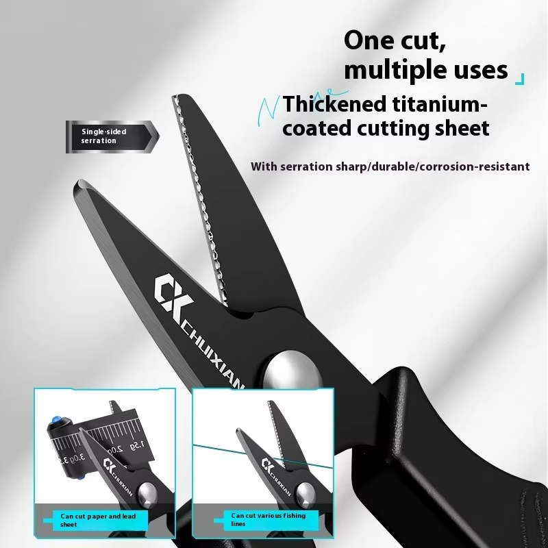 QAJTAO ポータブルチタンメッキ釣り用ハサミ、吊り下げ紐 - Fishing Hook Remover のレビューと価格